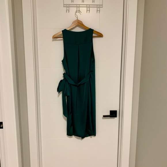 GAP Satin Wrap Mini Dress - Picture 2 of 3